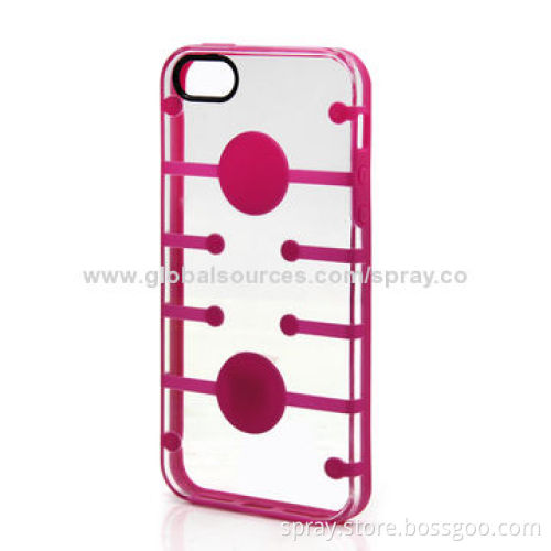Transparent Crystal Clear Hard TPU Case Covers for iPhone 5, 5S, Different Colors Available